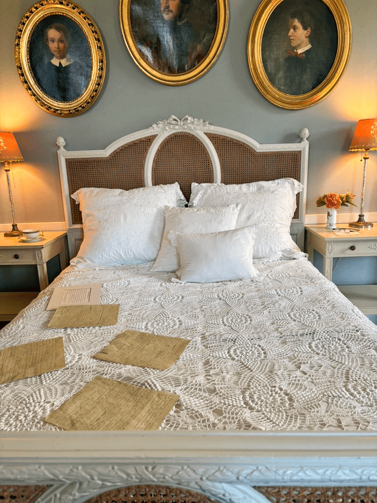 Edith Wharton's bedroom in the Berkshires (credit: Laura Kelly)