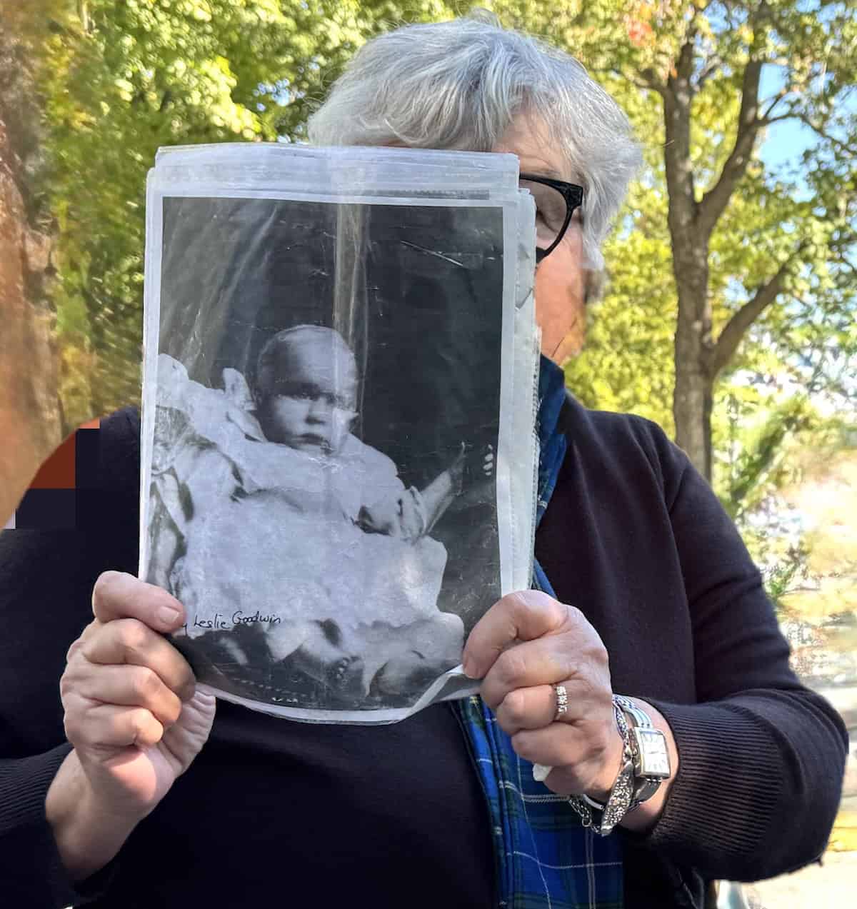 The unknown baby was identified by DNA in 2007 (credit: Jackie Sheckler Finch)