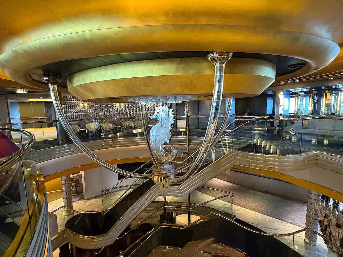 Elegant decor adorns the Zuiderdam (credit: Jackie Sheckler Finch)