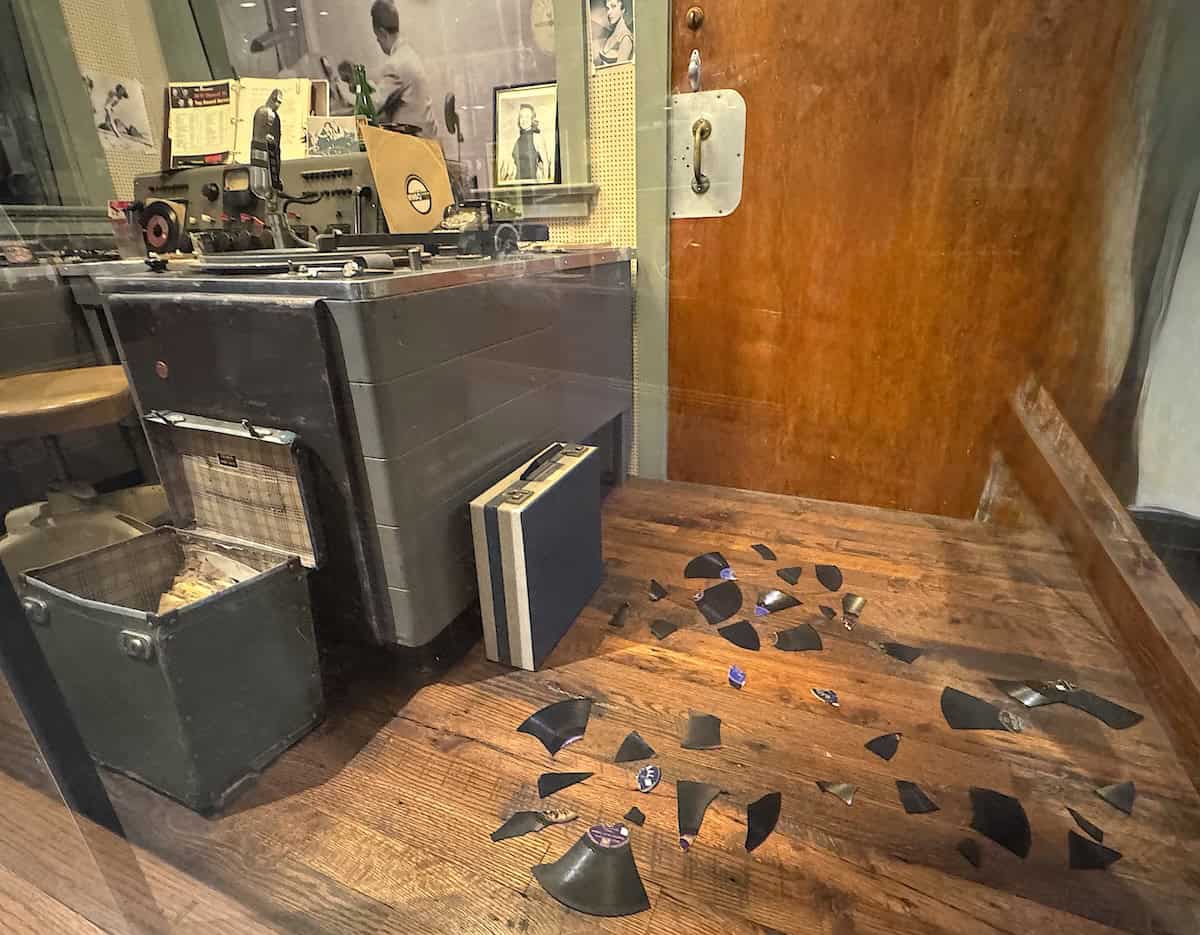 Sam Phillips office was set to be destroyed before it was moved to the museum (credit: Jackie Sheckler Finch) 