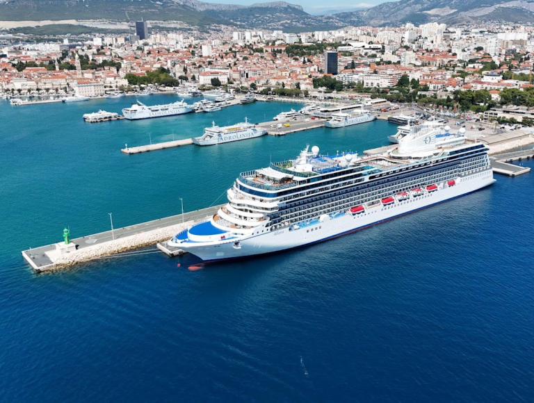 Oceania Allura in Split, Croatia (credit: Oceania)