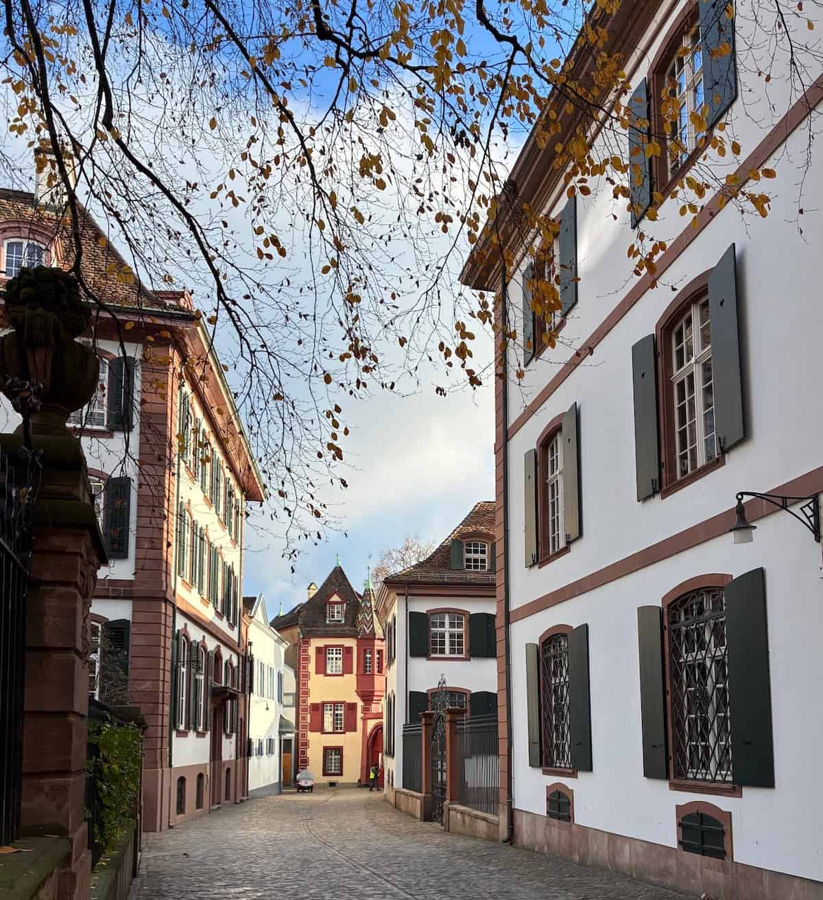 Exploring the colorful and cobblestone-lined streets of Basel, Switzerland (credit: Ashley Fenton)