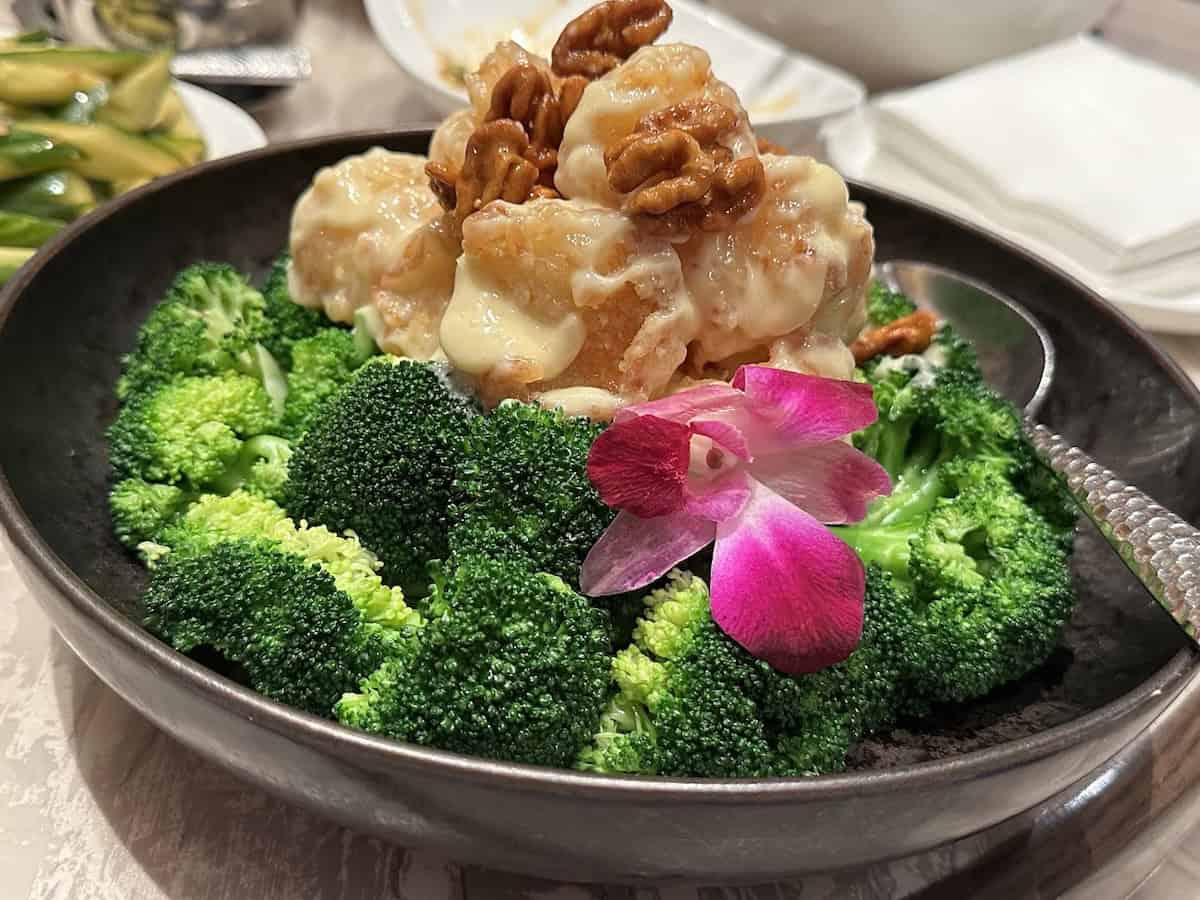 Walnut Shrimp at Noodles at the Borgata (credit: Jerome Levine)
