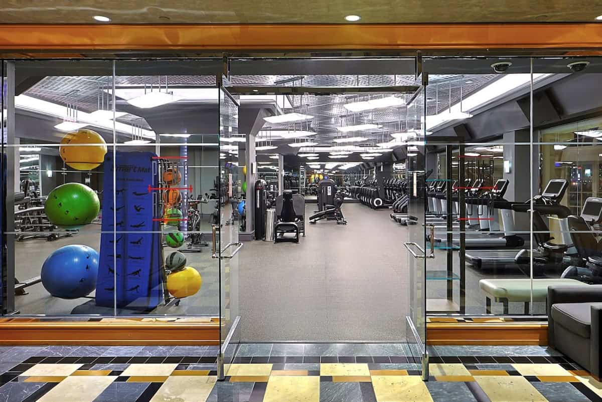 Entrance to the Fitness Center at Bogata (credit: Borgata)