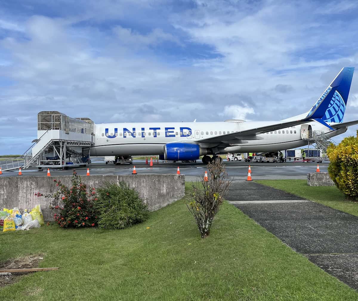 Our stop in Micronesia (credit: Chris and Joe Scott)