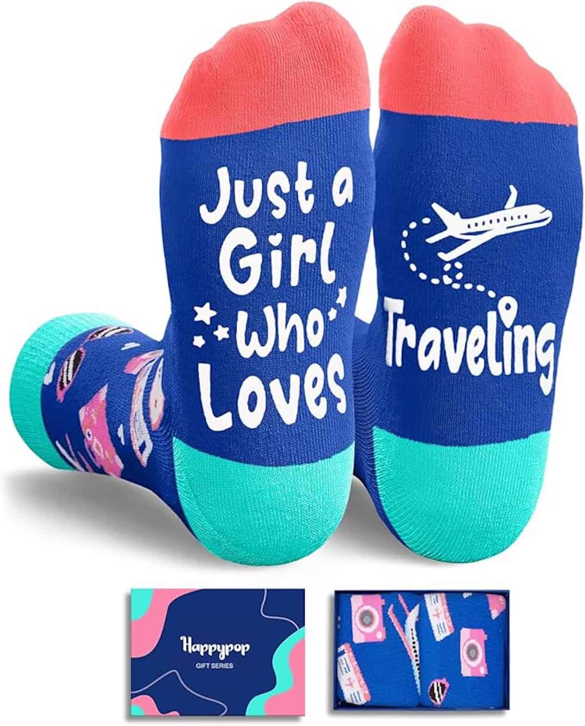 HAPPYPOP Travel Socks (credit: Amazon)