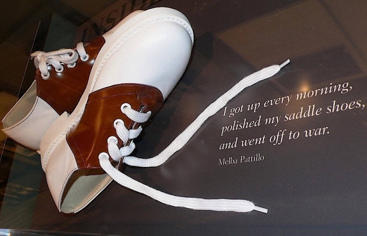 A quote from one of the Little Rock Nine is displayed in the National Historic Site Museum. (credit: Jackie Sheckler Finch)