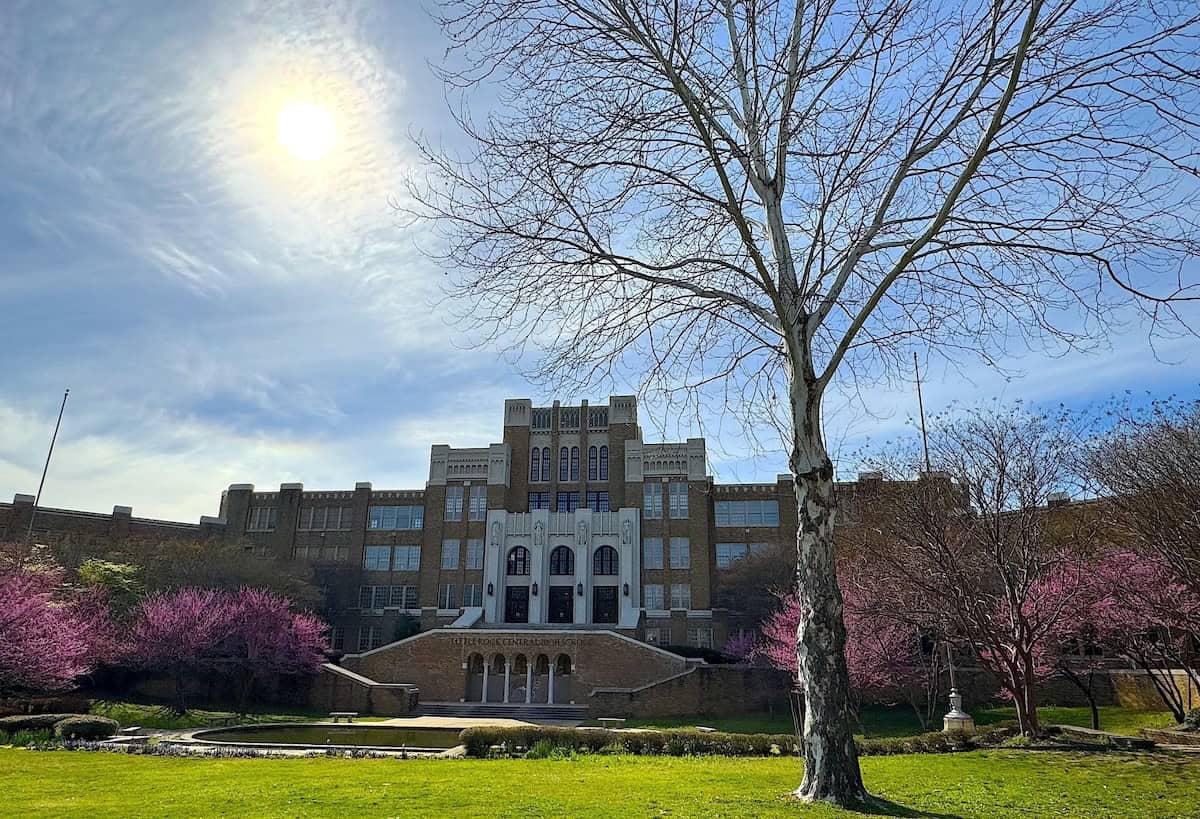 Little Rock Central High School today (credit: Jackie Sheckler Finch)