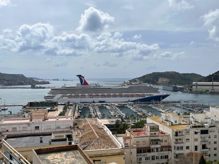 Carnival Glory in Cartagena, Spain, View from the Castillo de la Concepcion (credit: Chris and Joe Scott)
