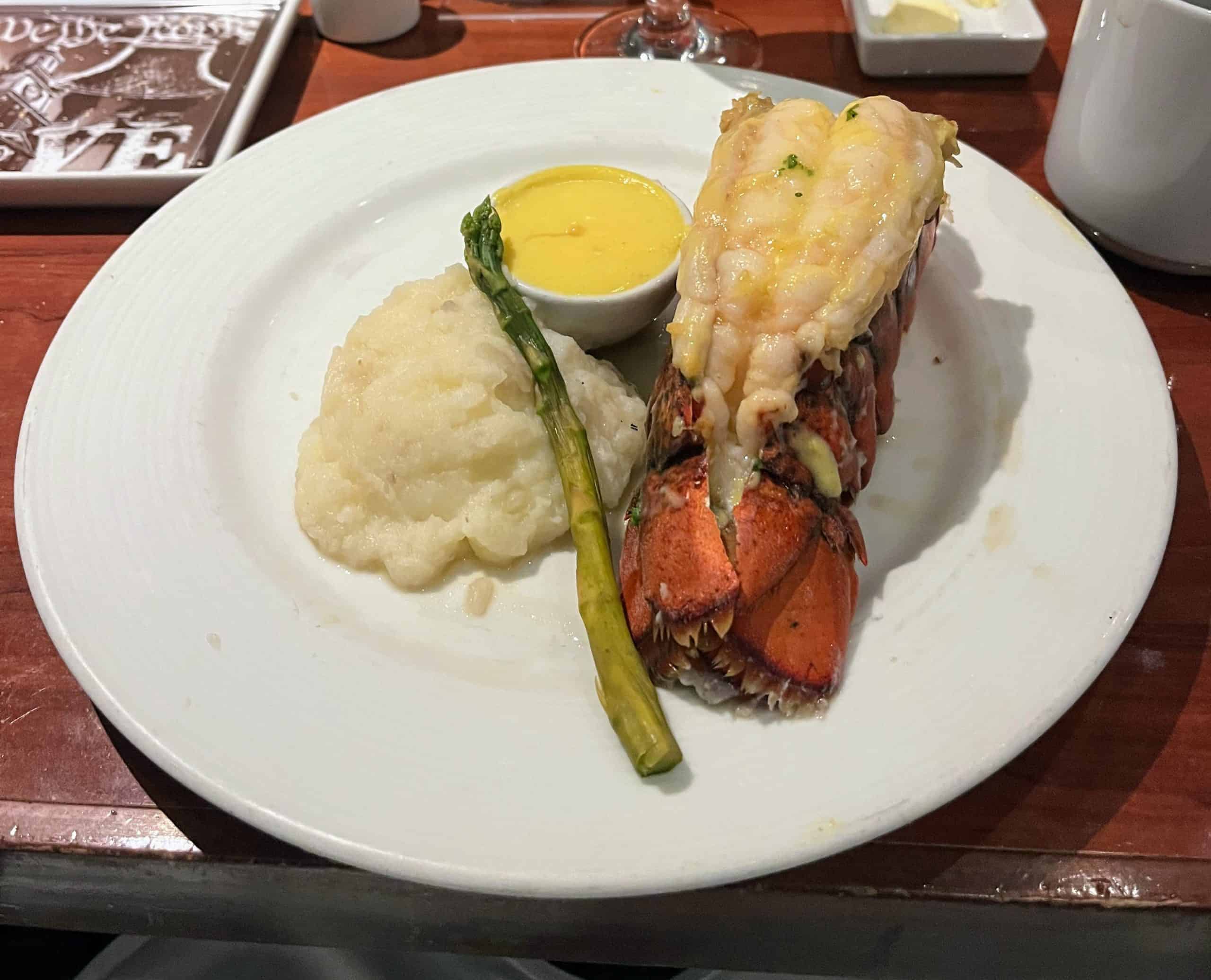 One of many lobster dinners on board (credit: Chris and Joe Scott)