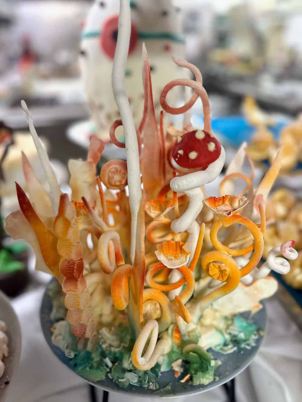 Edible art dessert sculpture (credit: Irene S. Levine)