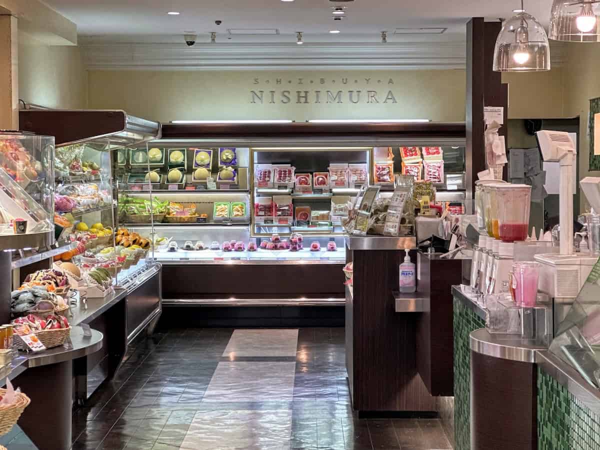 Interior of Nishimura Fruits Parlor (credit: Jerome Levine)