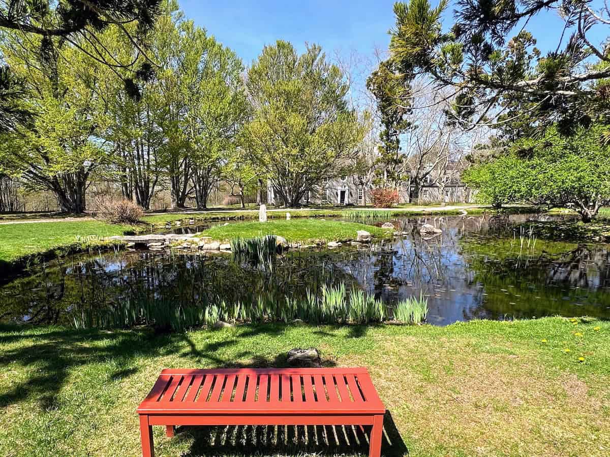 A place to pause and reflect opposite Hammond's former home (credit: Jerome Levine)