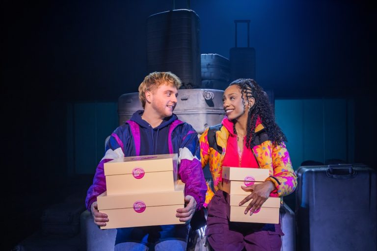 Sam Tutty and Christiani Pitts, stars of Two Strangers (credit: Matthew Murphy)