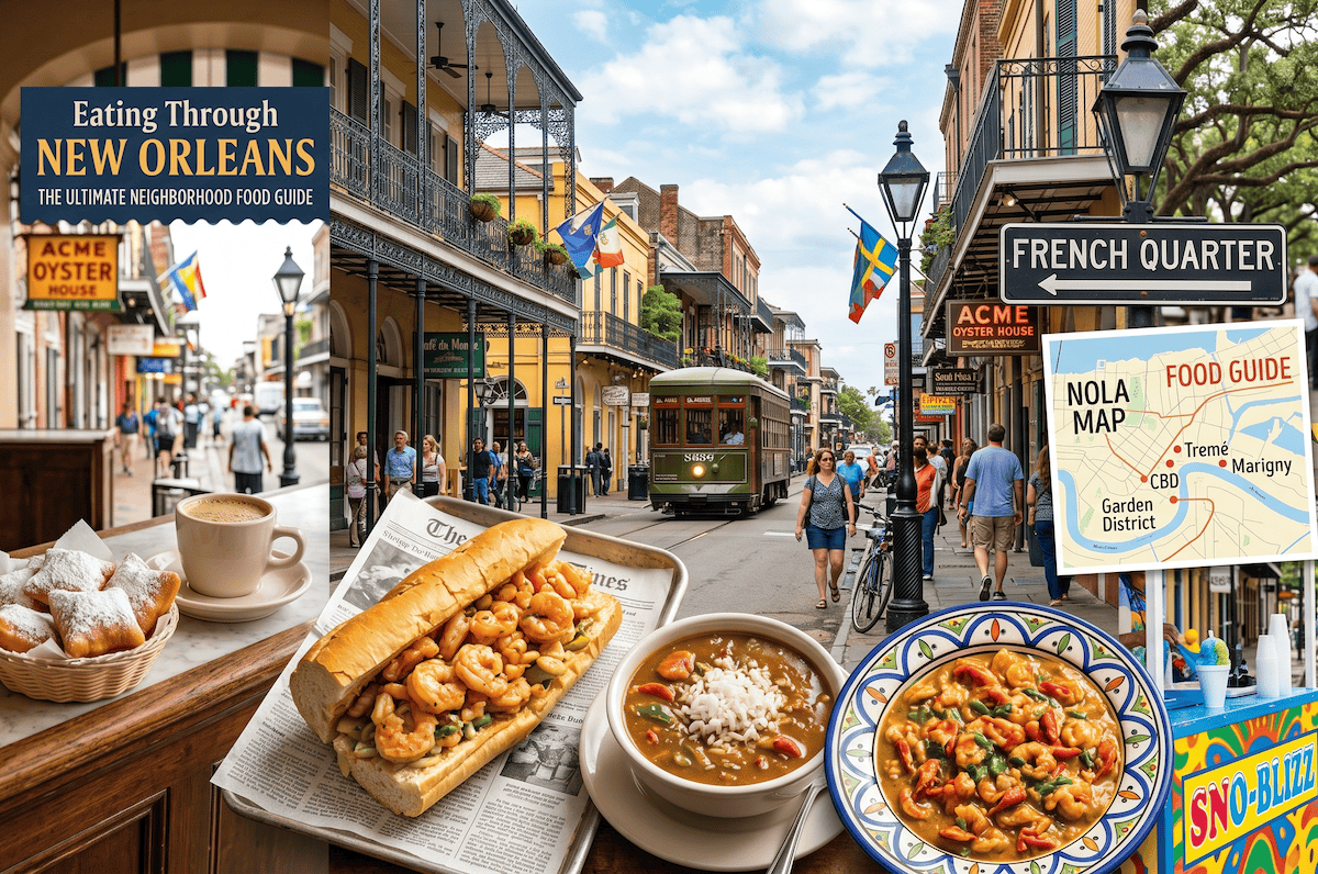 New Orleans Food Guide, Neighborhood by Neighborhood (credit: Gemini)