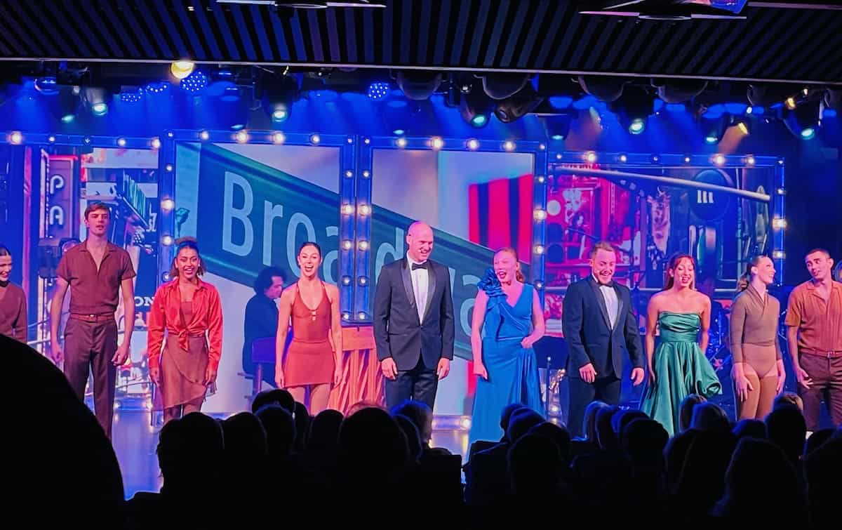 Elaborate production shows with a large cast (credit: John & Sandra Nowlan)