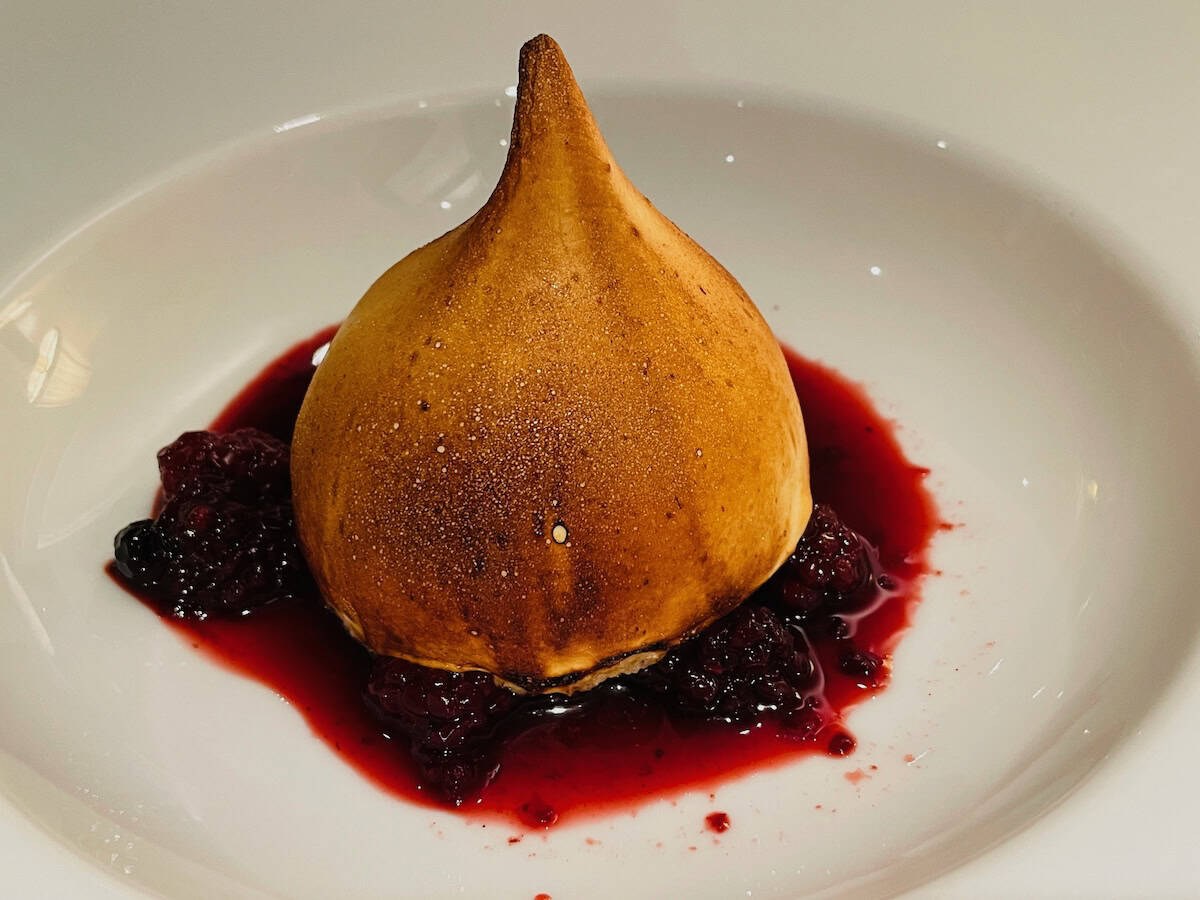 Baked Alaska at the Polo Grill (credit: John & Sandra Nowlan) 