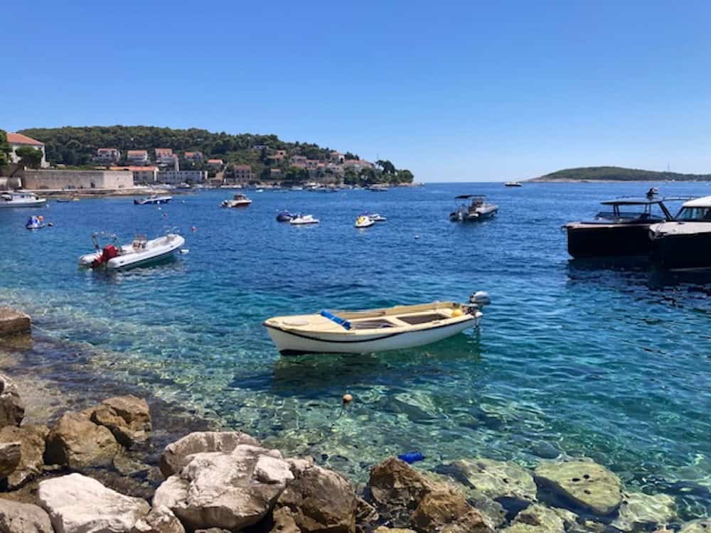 Harbor in Hvar (credit: Ali Webb & Keith Kehlbeck)