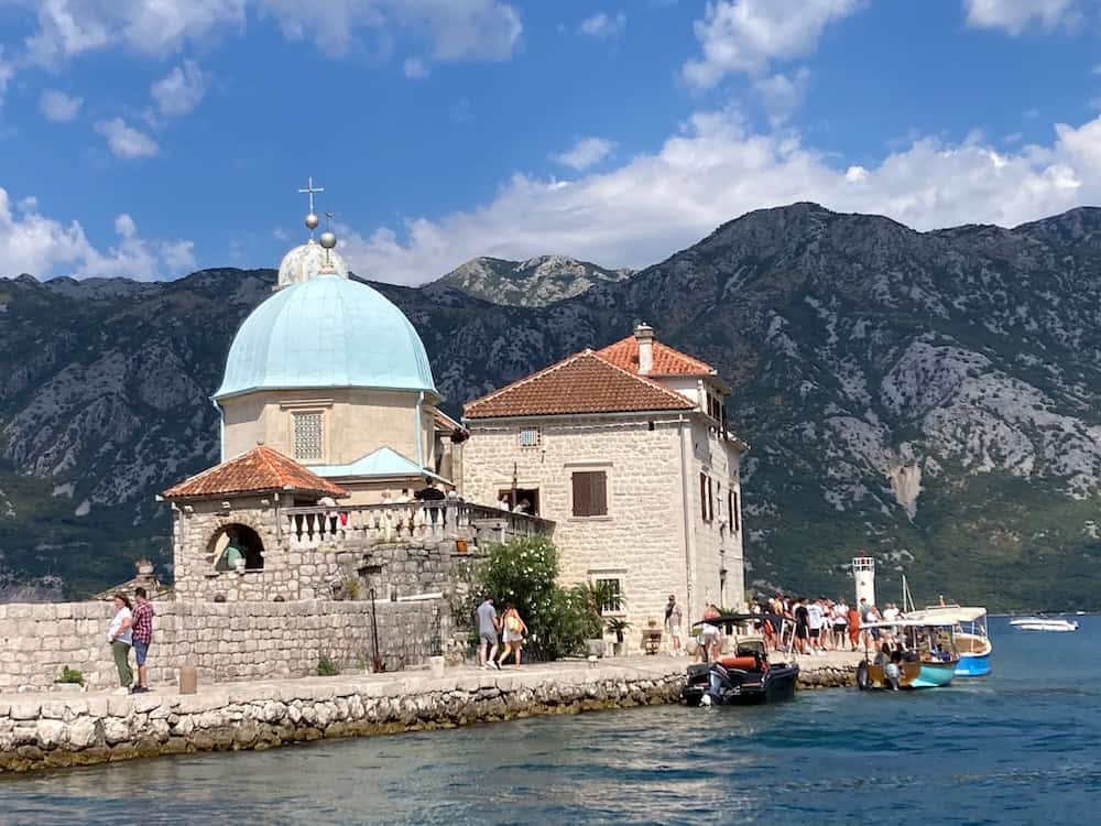 Our stop in Perast (credit: Ali Webb & Keith Kehlbeck)