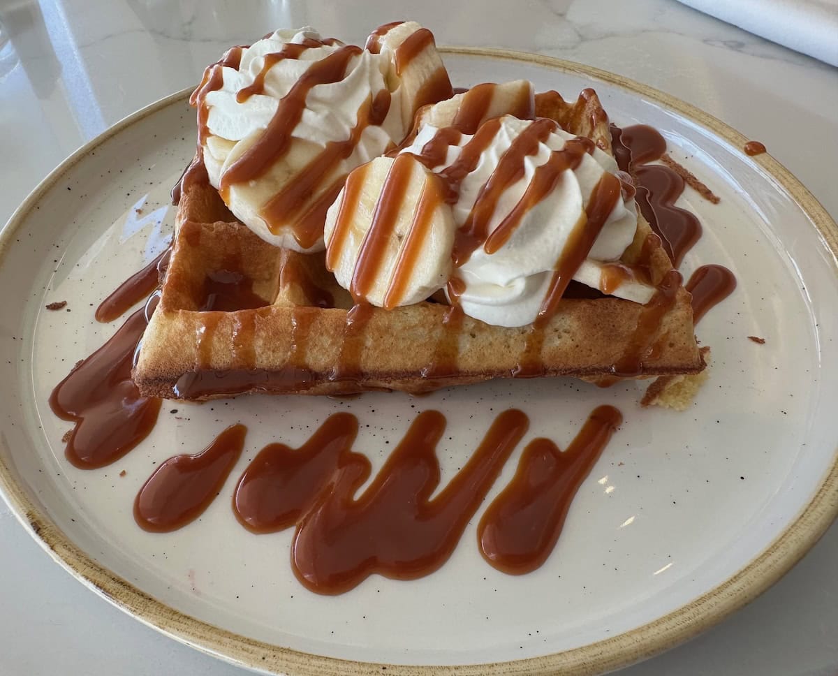 Rich, creative treats at The Cr&ecirc;perie (credit: John & Sandra Nowlan)