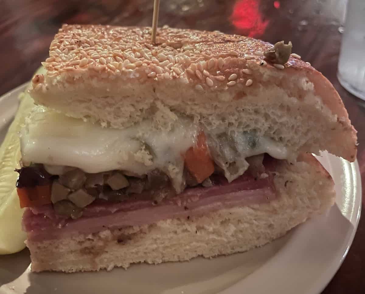 Muffuletta at Napoleon House (credit: Ali Webb)