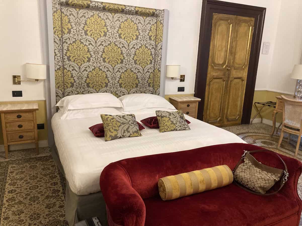 Bedroom at our villa in Rome (Keith Kehlbeck)