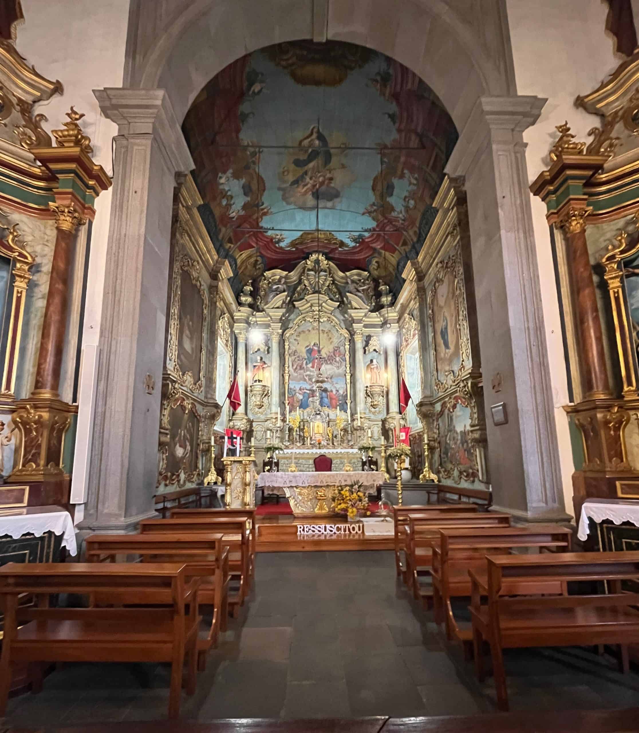 Nossa Senhora do Monte Church Altar in Funchal Madeira (credit: Chris & Joe Scott)