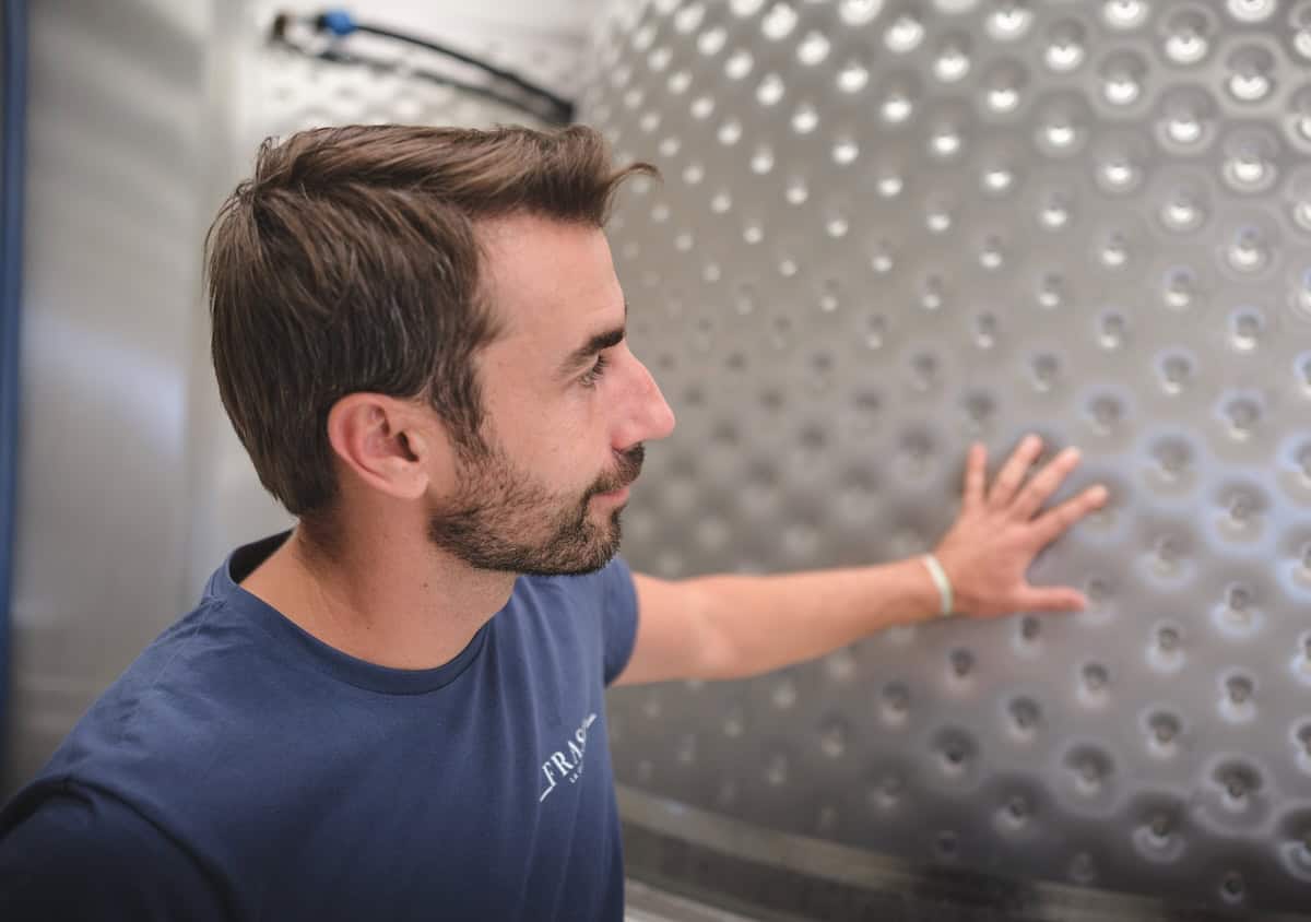 Winemaker Matteo Gerbi (credit: Frasca Wine)