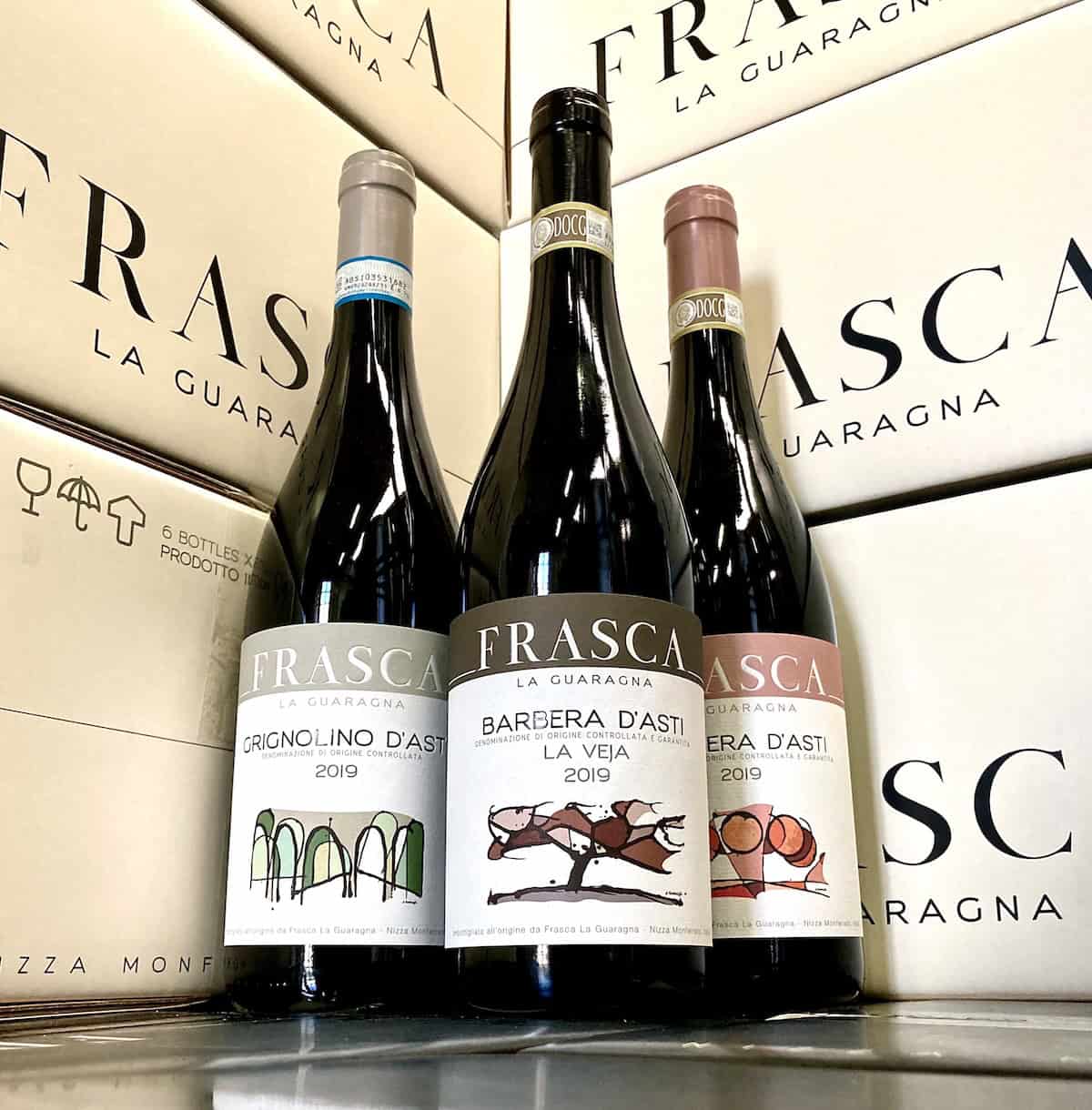 Several Frasca wines (credit: Frasca)