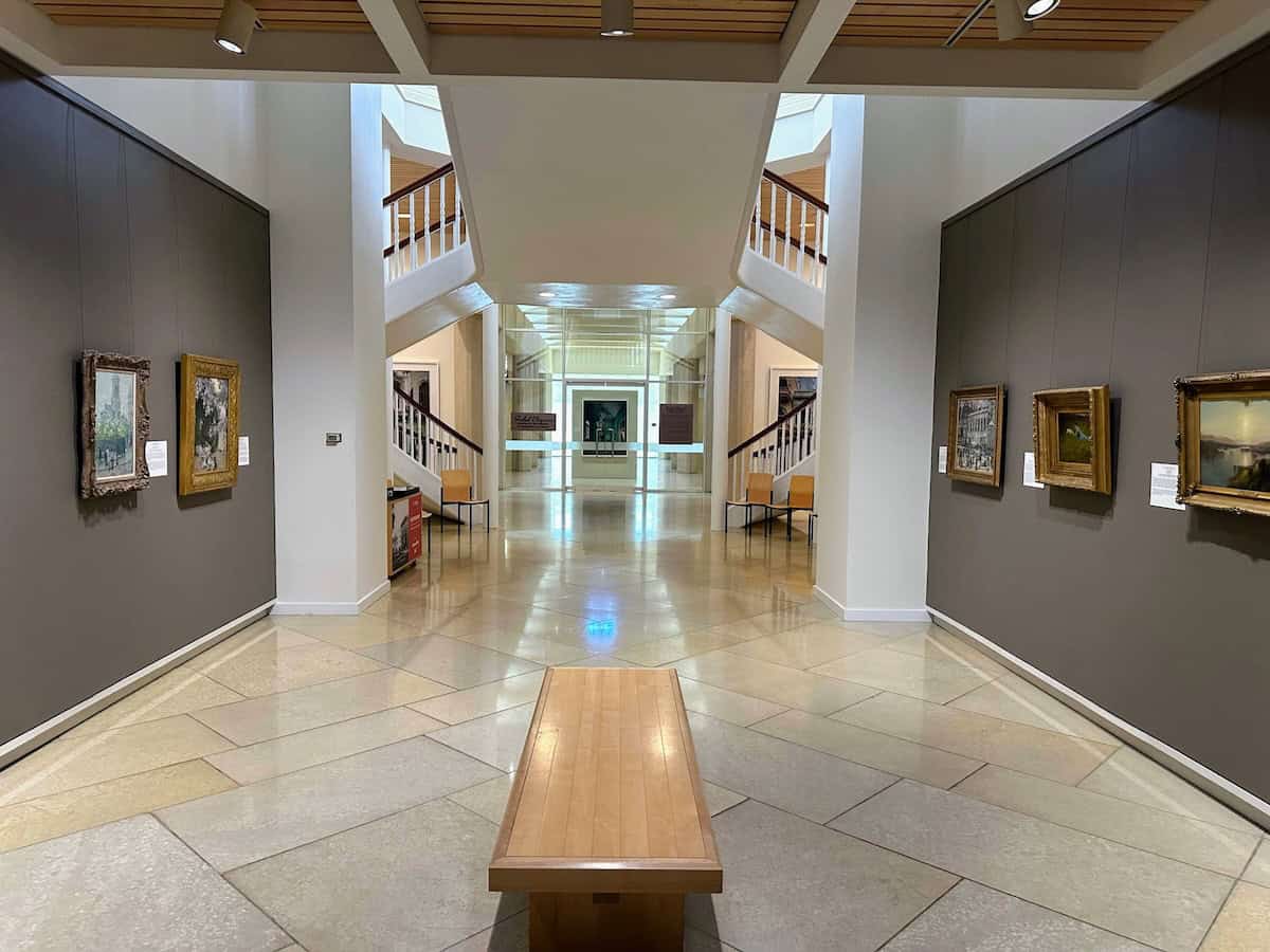 One of the galleries in the Fenimore Arr Museum in Cooperstown (credit: Jerome Levine)