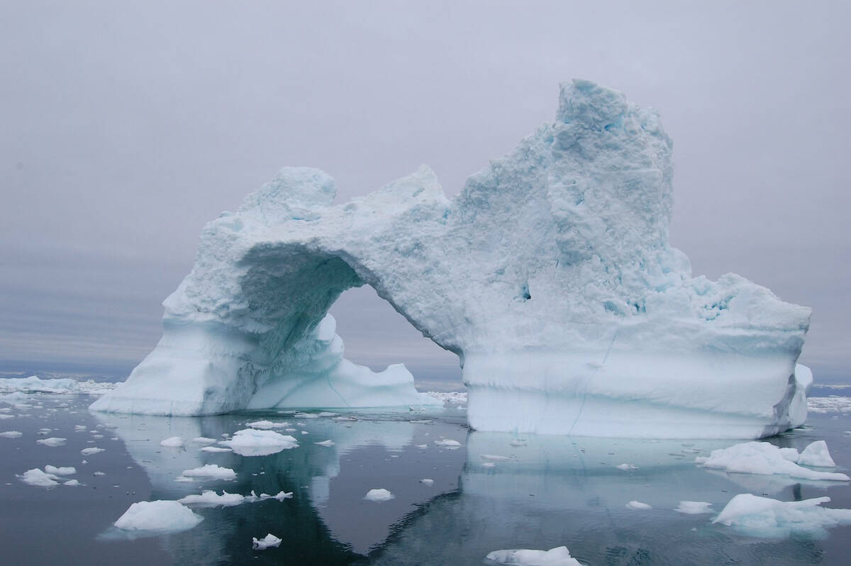 Iceberg formation near Ilulissat (credit: Nadine Revheim)