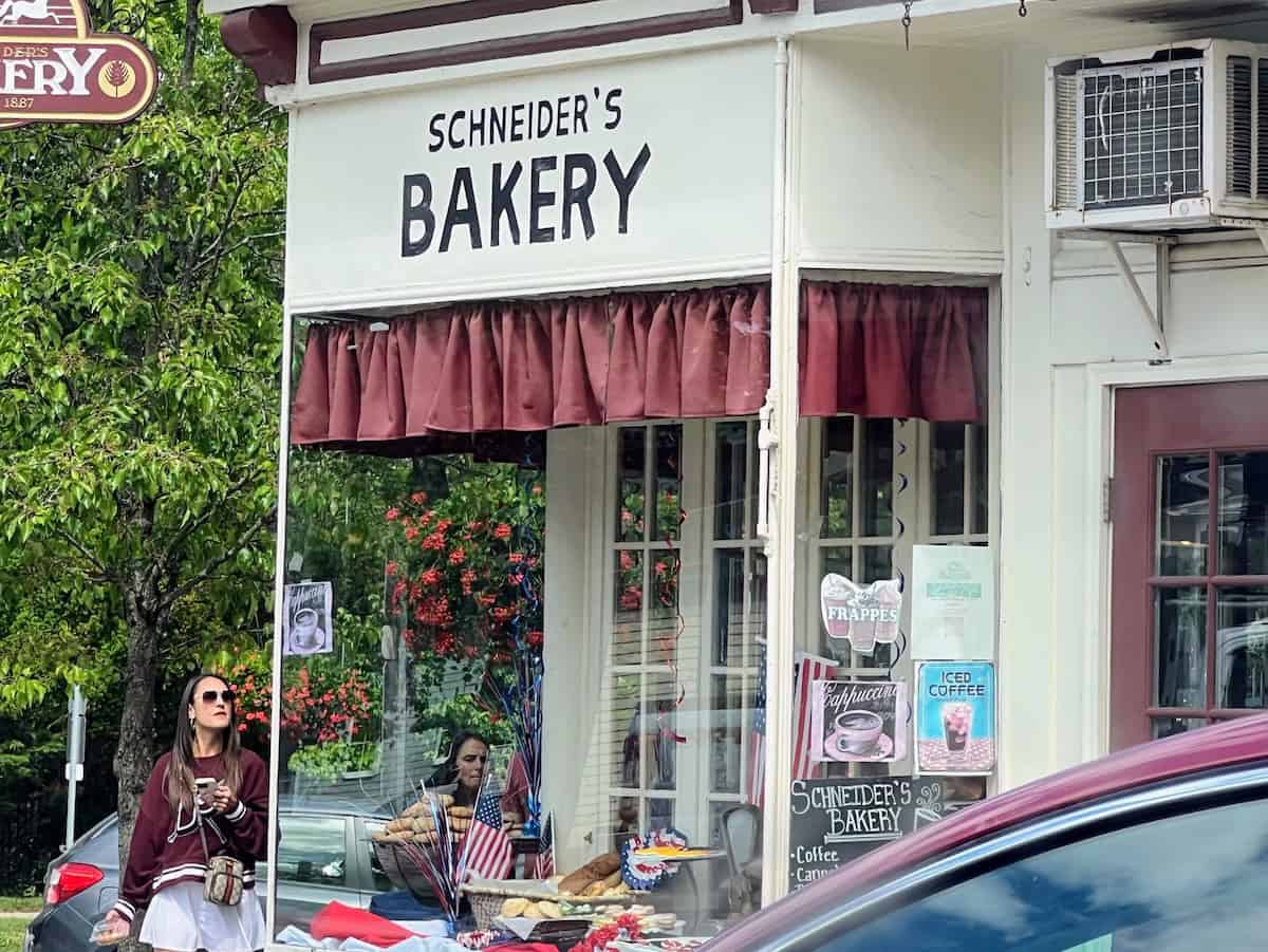 Schneider's Bakery on Main Street has been in business since 1887 (credit: Jerome Levine)