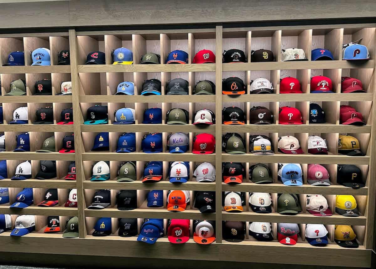 Hats on display in the museum store (credit: Jerome Levine)
