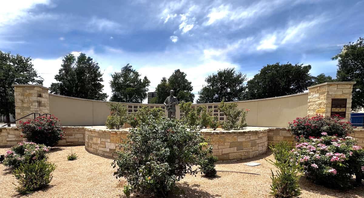 The Buddy and Maria Elena Holly Plaza in Lubbock (credit: Jackie Sheckler Finch)