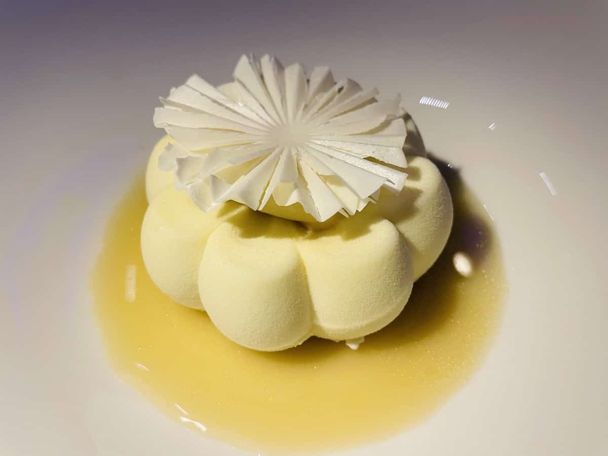 Unique dessert at LUMI (credit: John & Sandra Nowlan)