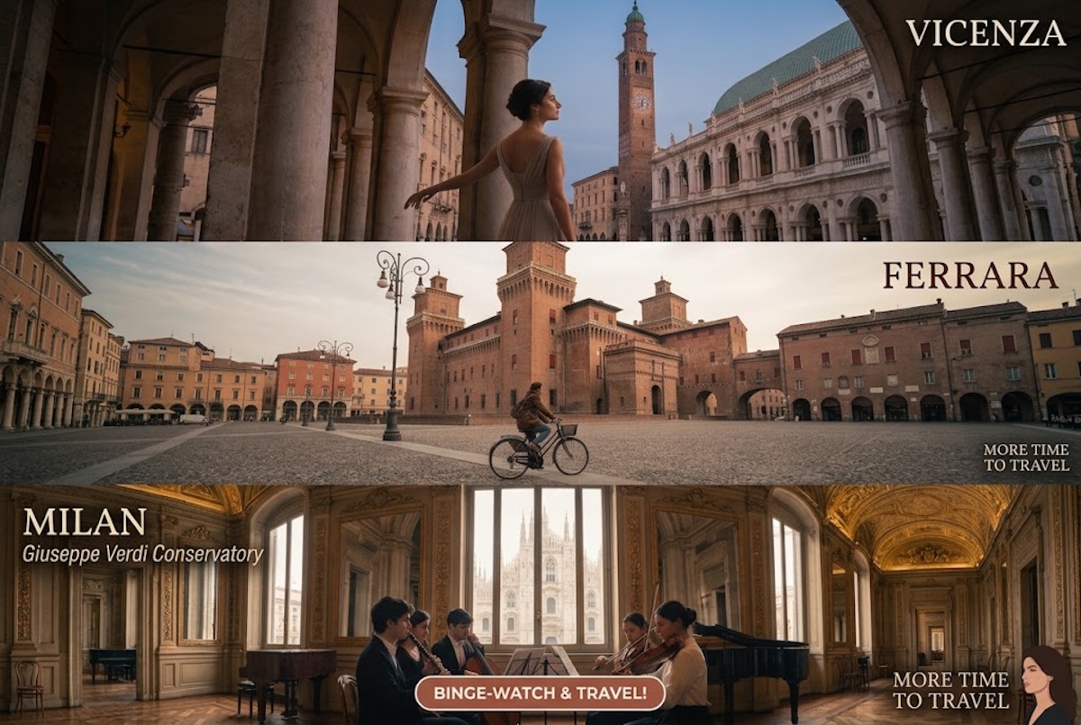 Exploring northern Italy through TV (credit: Gemini)
