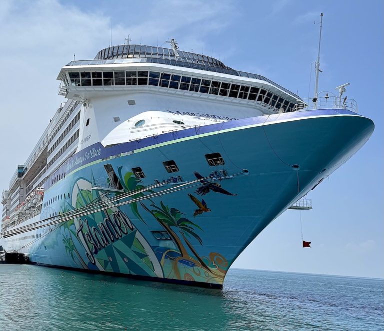 Margaritaville at Sea Islander docked in Key West (credit: Jackie Sheckler Finch)