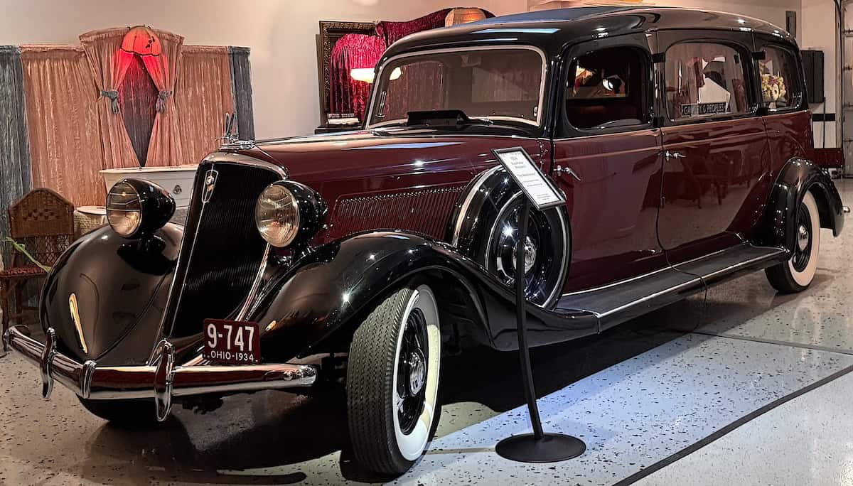 A 1934 Studebaker President Hearse is the only survivor of six made (credit: Jackie Sheckler Finch)