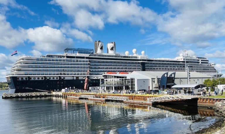 Zuiderdam in Sydney, Nova Scotia, population 31,000 (credit: John & Sandra Nowlan)