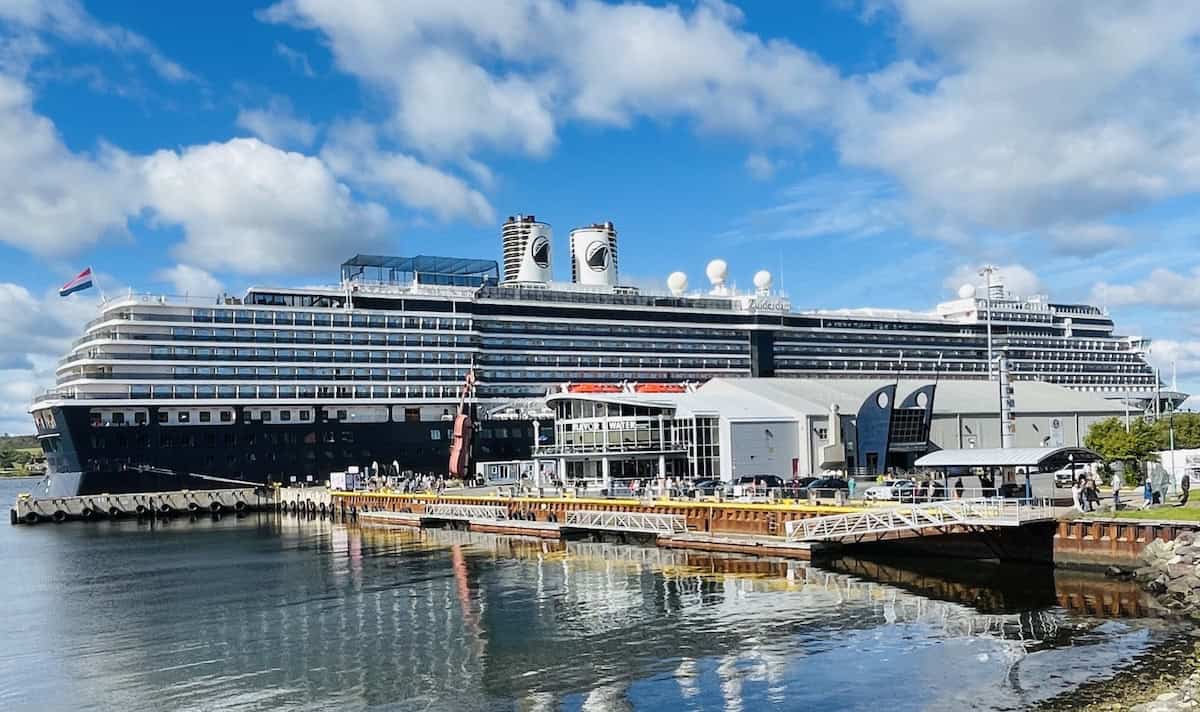 Zuiderdam in Sydney, Nova Scotia, population 31,000 (credit: John & Sandra Nowlan)